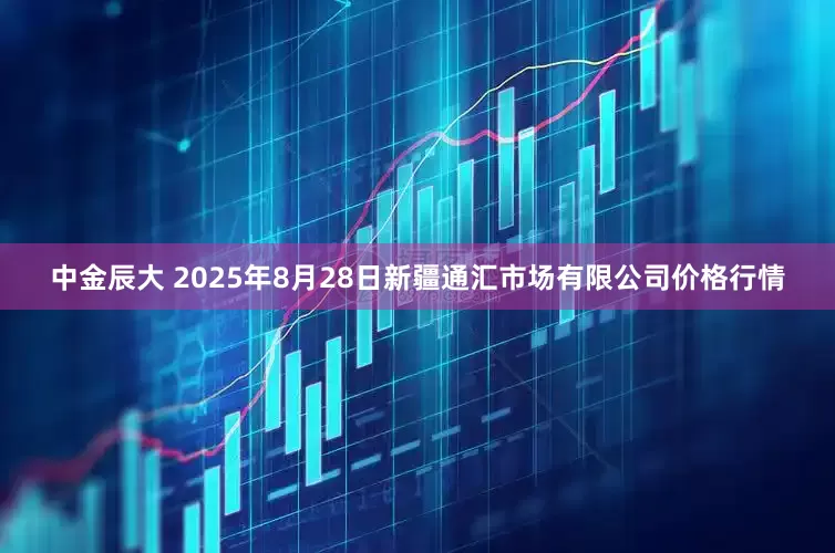 中金辰大 2025年8月28日新疆通汇市场有限公司价格行情